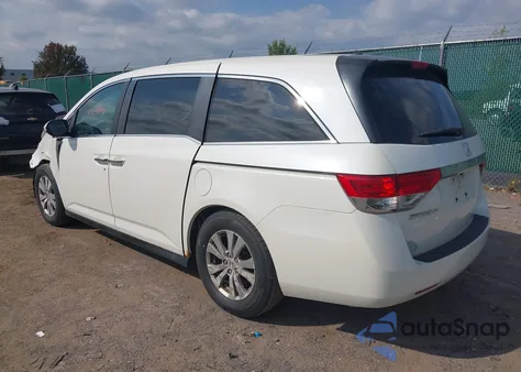 2015 Honda Odyssey Ex-L from USA, damaged, VIN 5FNRL5H68FB011892